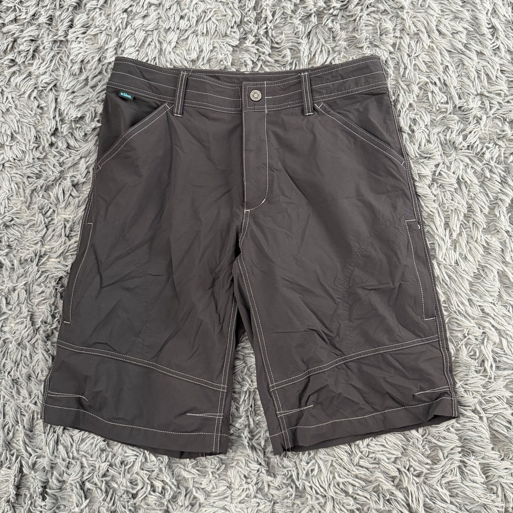 Kuhl Renegade Shorts Mens 38 Gray Hiking Outdoor Stretch Lightweight Performance